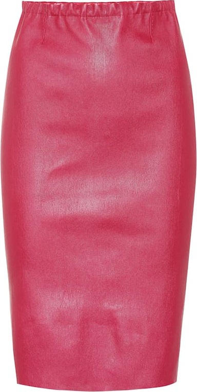 Stouls Gilda leather skirt