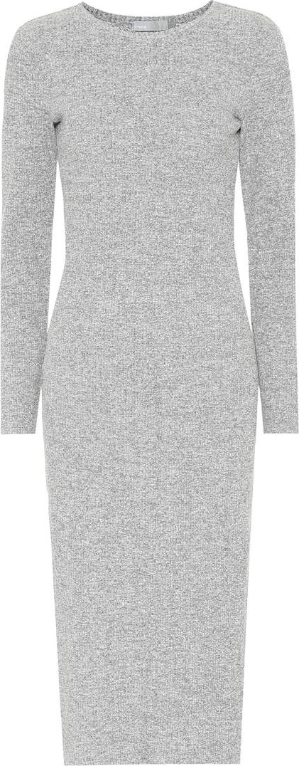 Vince Cotton-blend knit dress