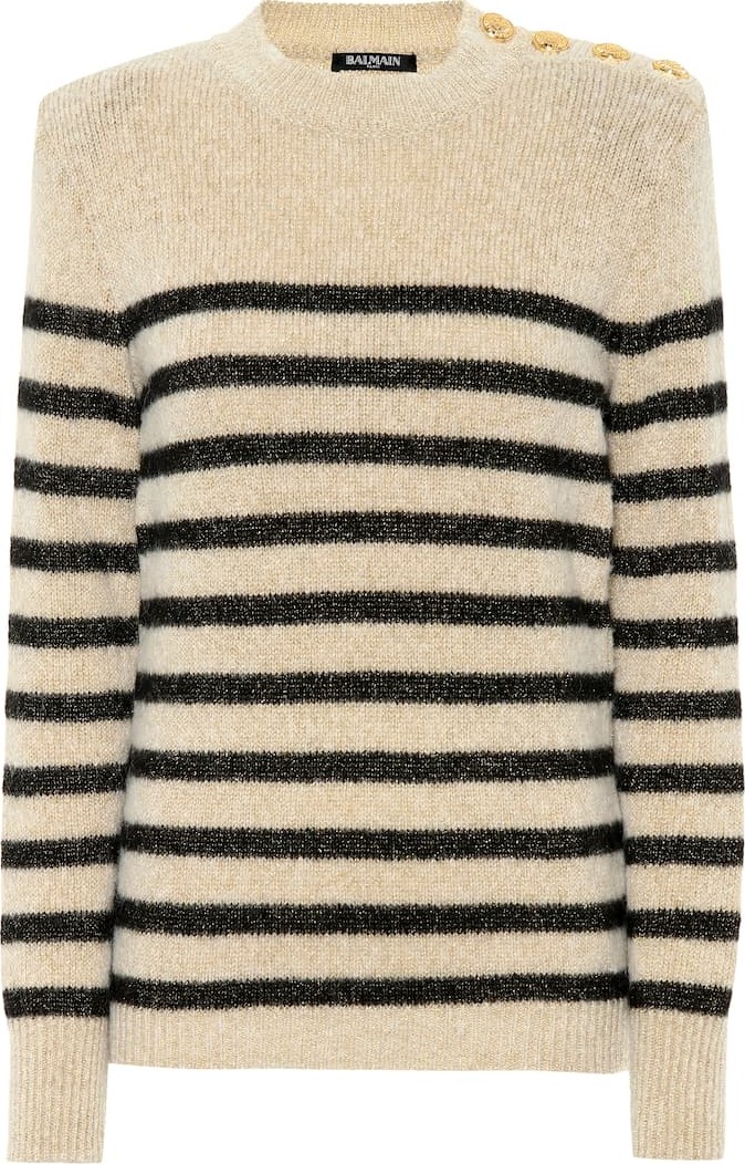 Balmain Wool and alpaca-blend sweater