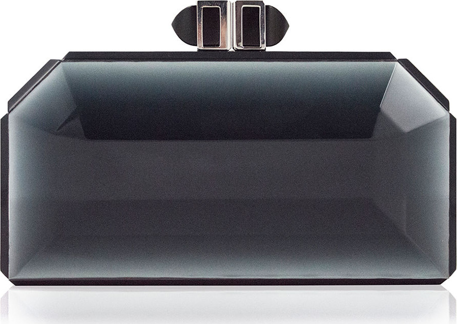 Judith Leiber Faceted Box Clutch Bag