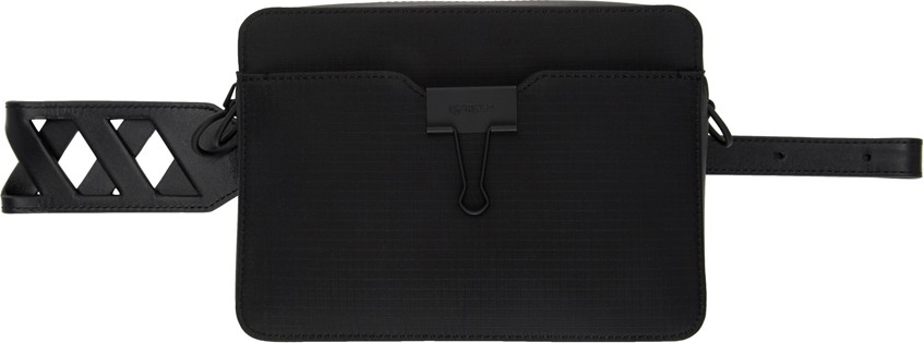 Off White Black Ripstop Camera Bag