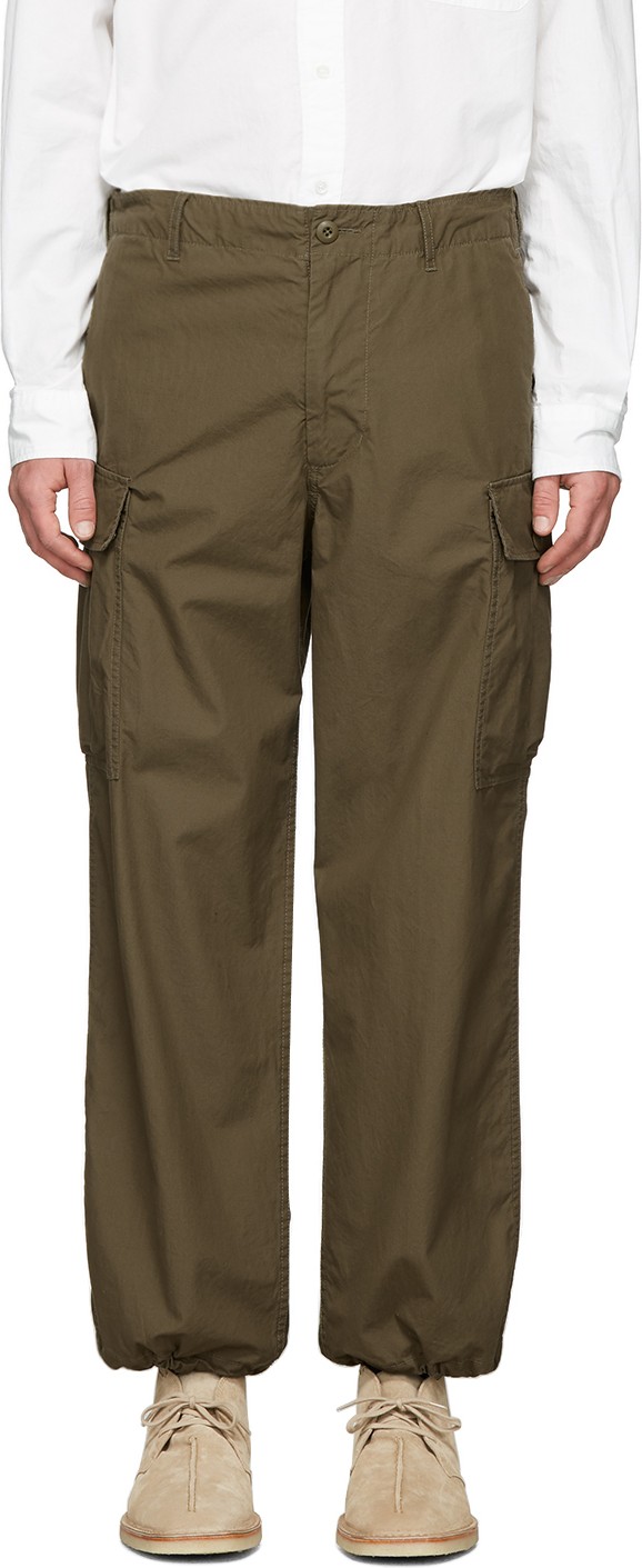 Beams Plus Green Ripstop Cargo Pants