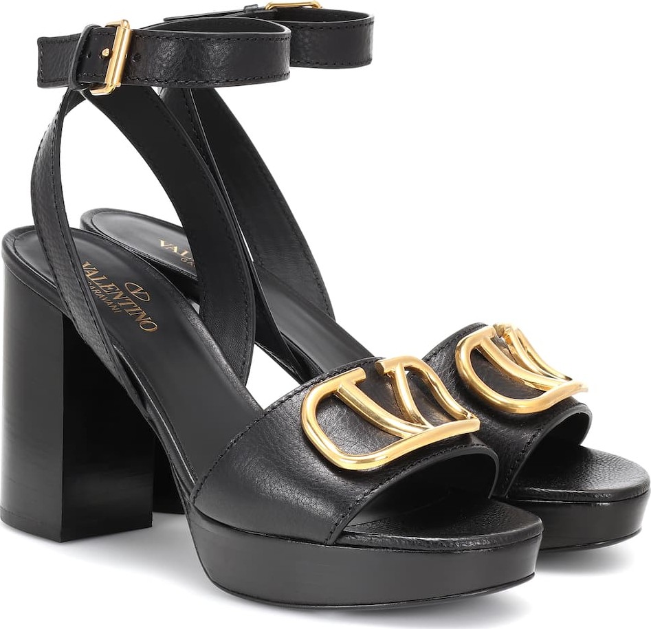 Valentino Valentino Garavani Go Logo leather sandals