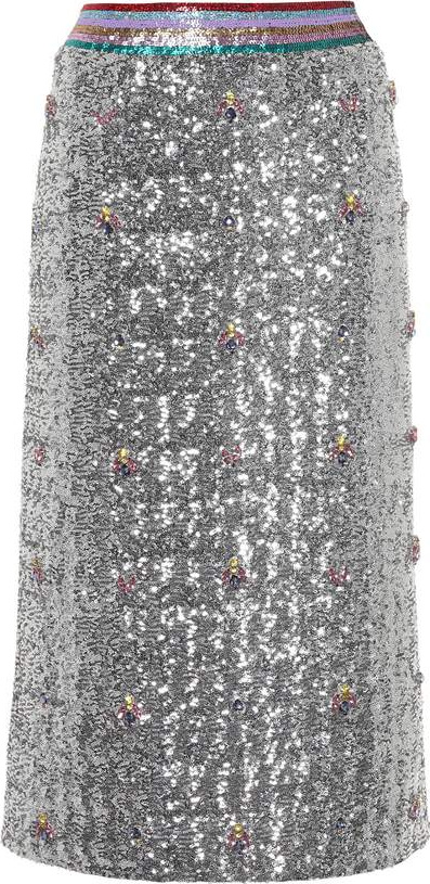 Mary Katrantzou Sigma sequin skirt