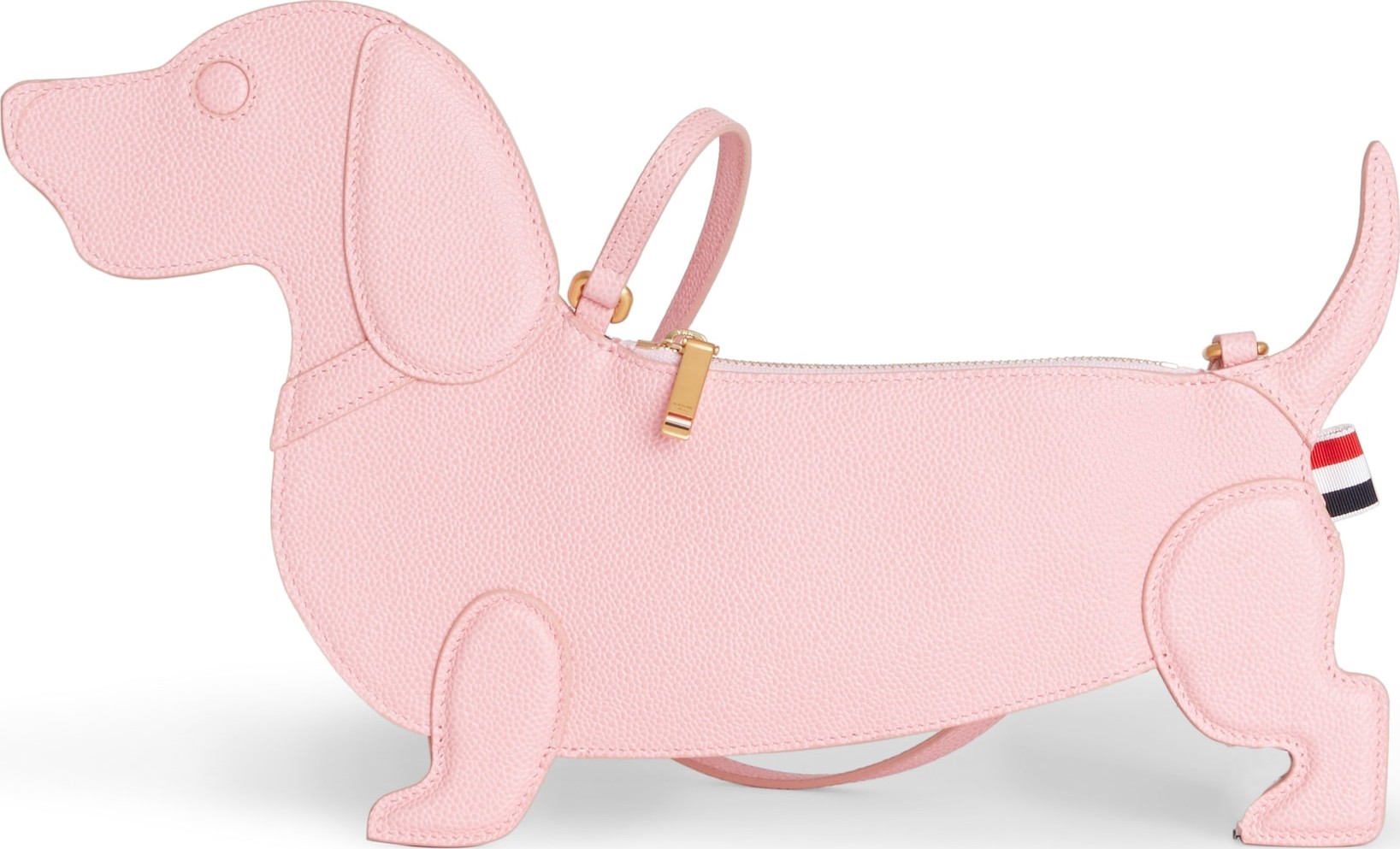 Thom Browne Hector Flat Icon Leather Clutch Thom Browne Hector Flat Icon Leather Clutch