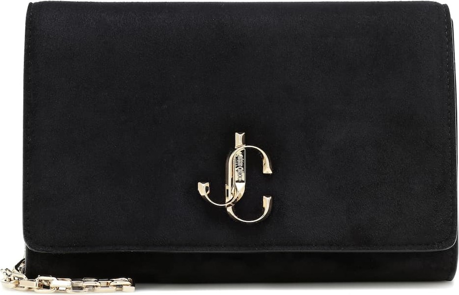 Jimmy Choo Varenne suede clutch