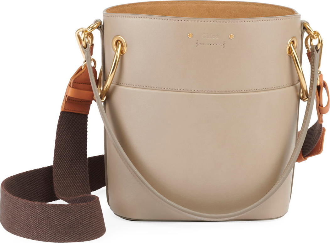 Chloe Roy Small Smooth Calf Leather Bucket Bag
