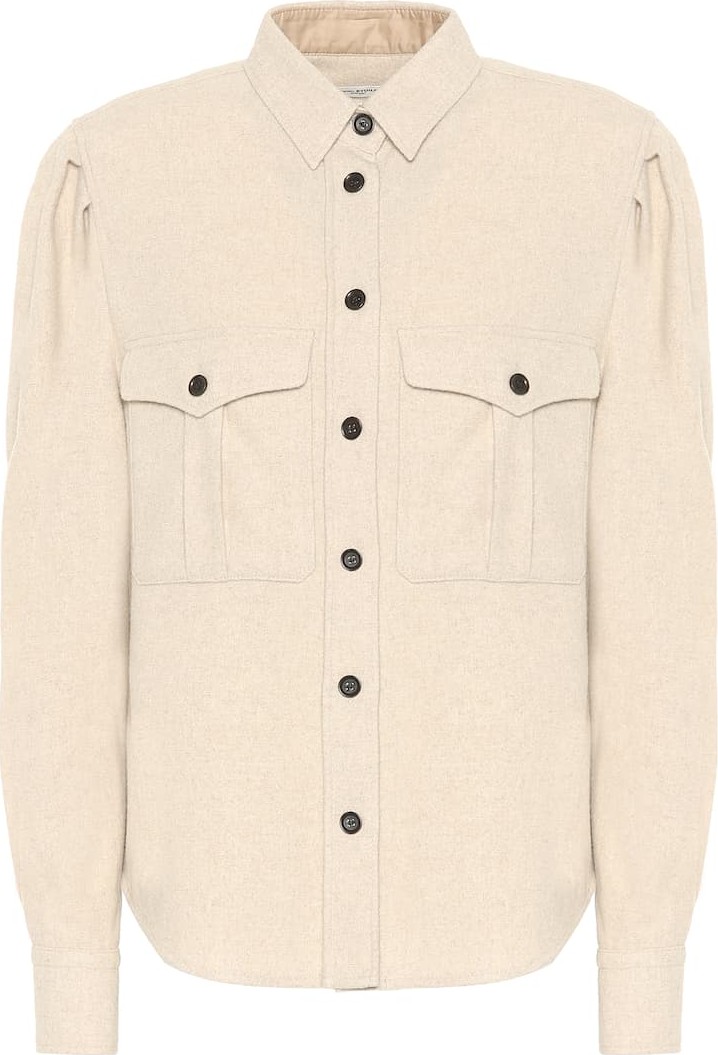 Isabel Marant Etoile Florrie wool-blend shirt
