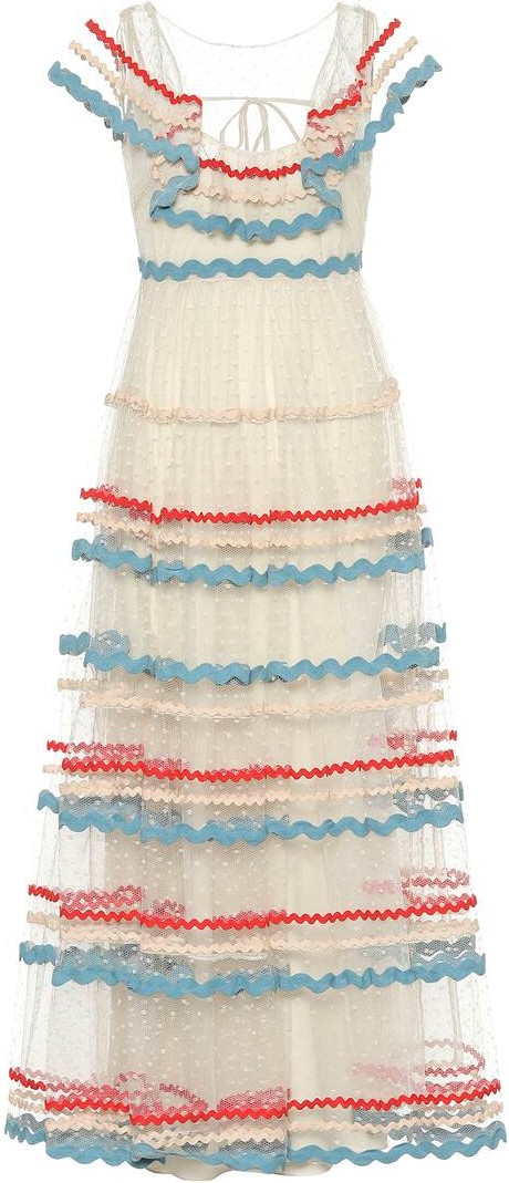 RED Valentino Tulle maxi dress