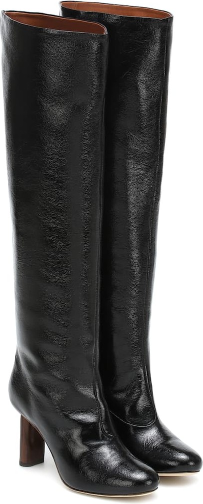Rejina Pyo Allegra leather knee-high boots