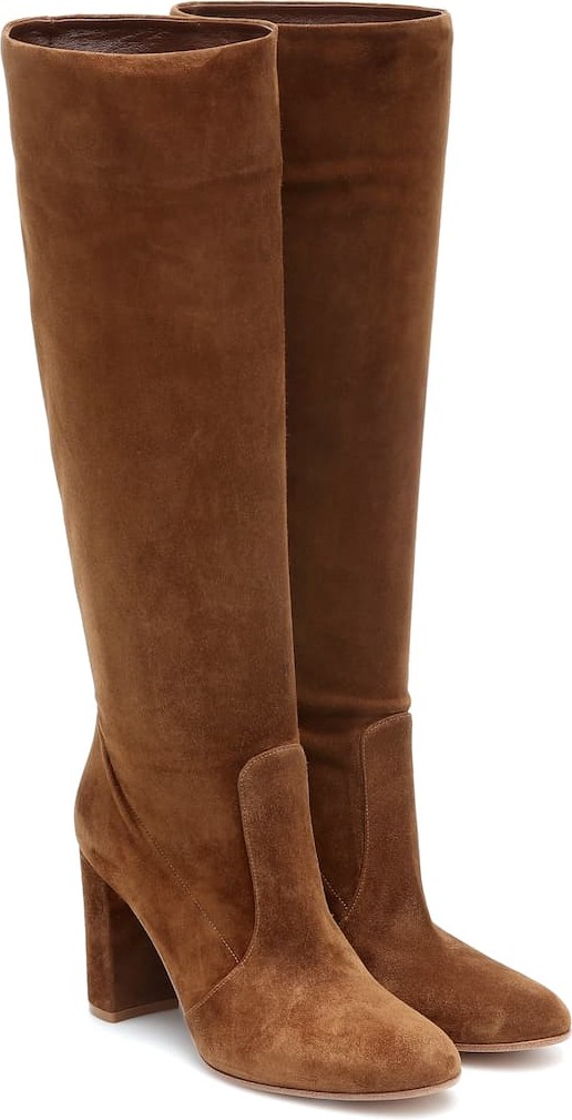 Gianvito Rossi Slouch 85 suede knee-high boots