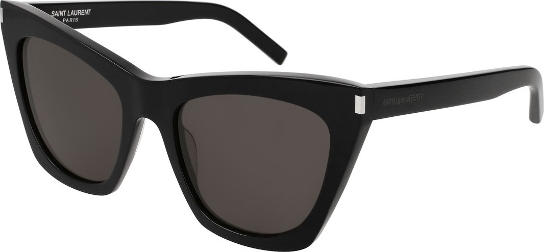 Saint Laurent Kate Cat-Eye Acetate Sunglasses, Black
