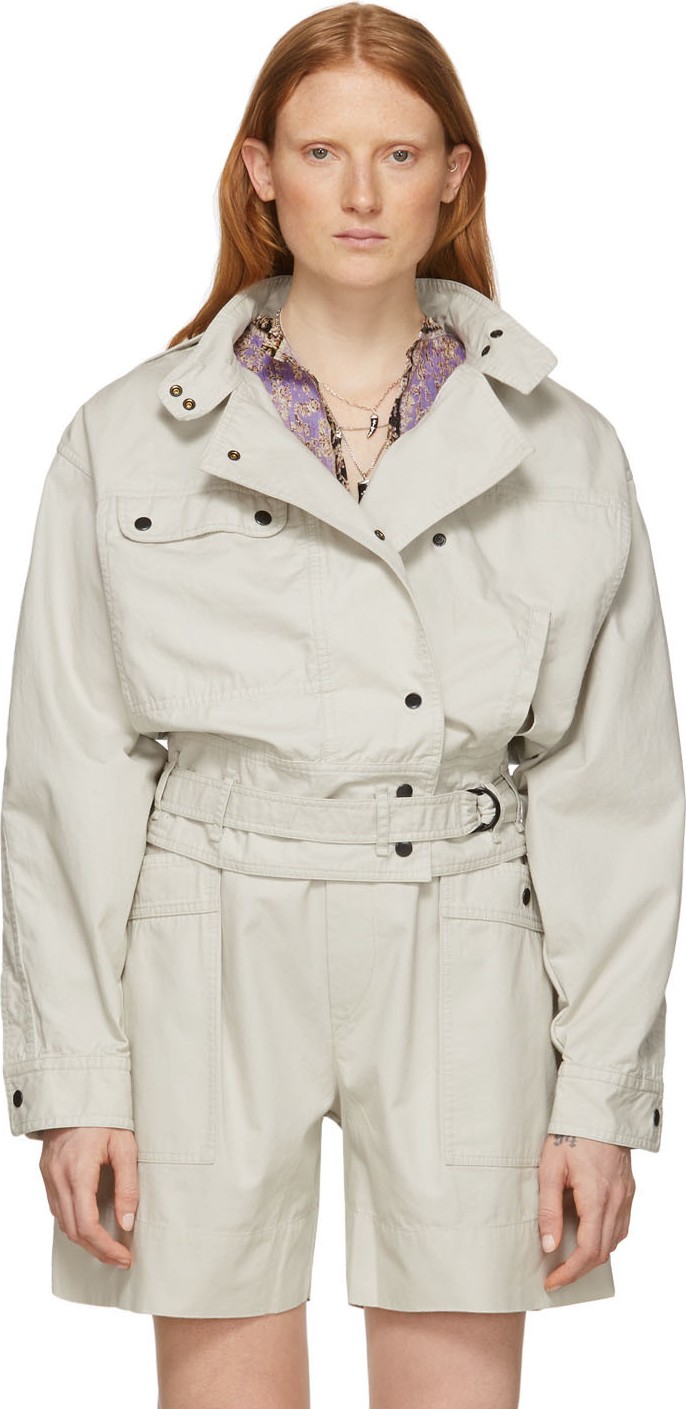 Isabel Marant Etoile Beige Zonca Jacket