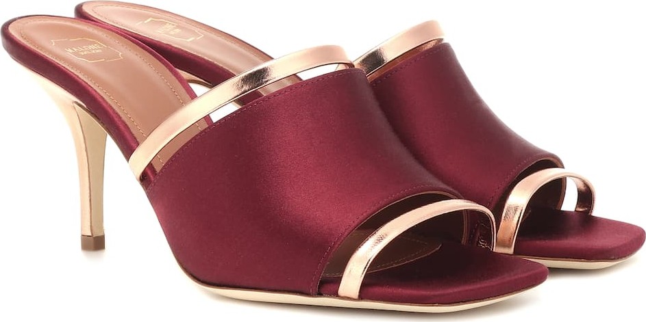 Malone Souliers Laney 70 satin mules