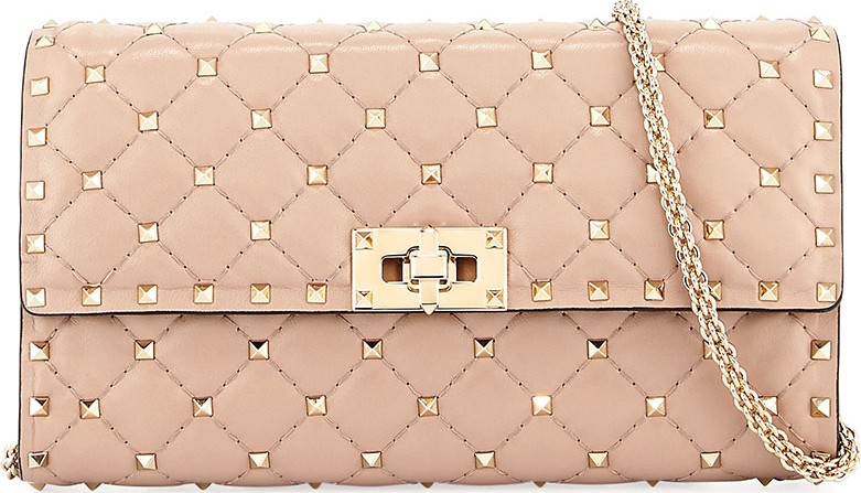 Valentino Quilted Rockstud Spike Chain Shoulder Bag