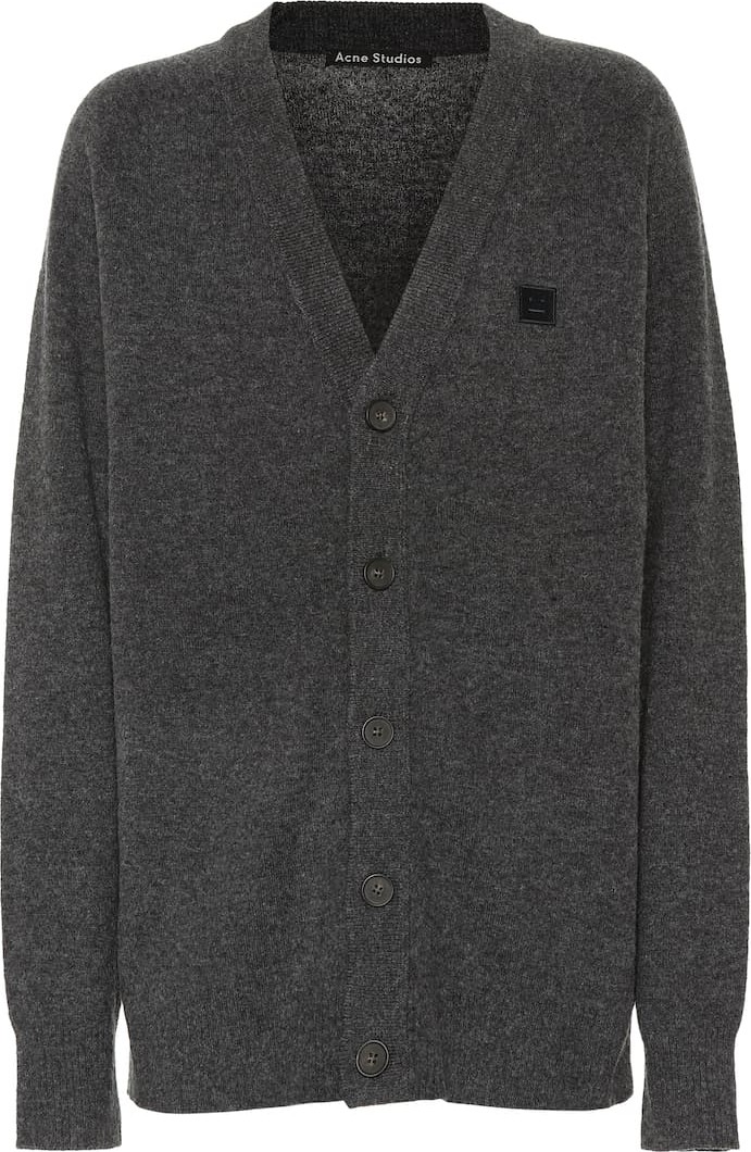 Acne Studios Neve Face wool cardigan