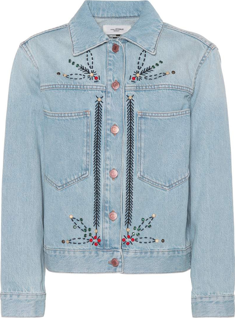 Isabel Marant Etoile Cabella embellished denim jacket