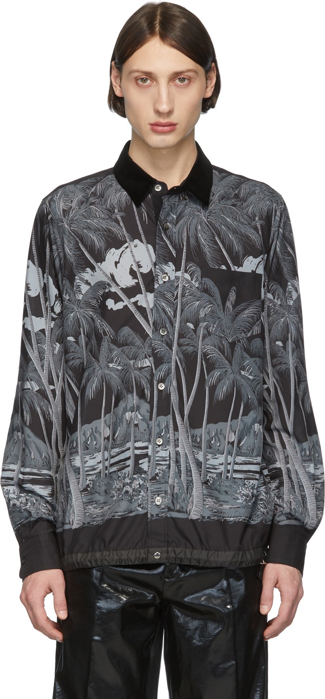 Sacai Black Sun Surf Edition Diamond Head Shirt
