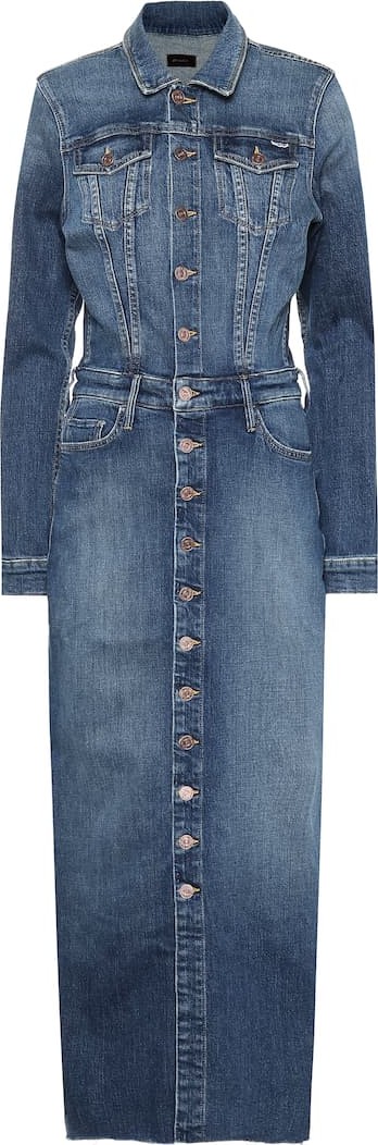 MOTHER Cover Up denim maxi dress