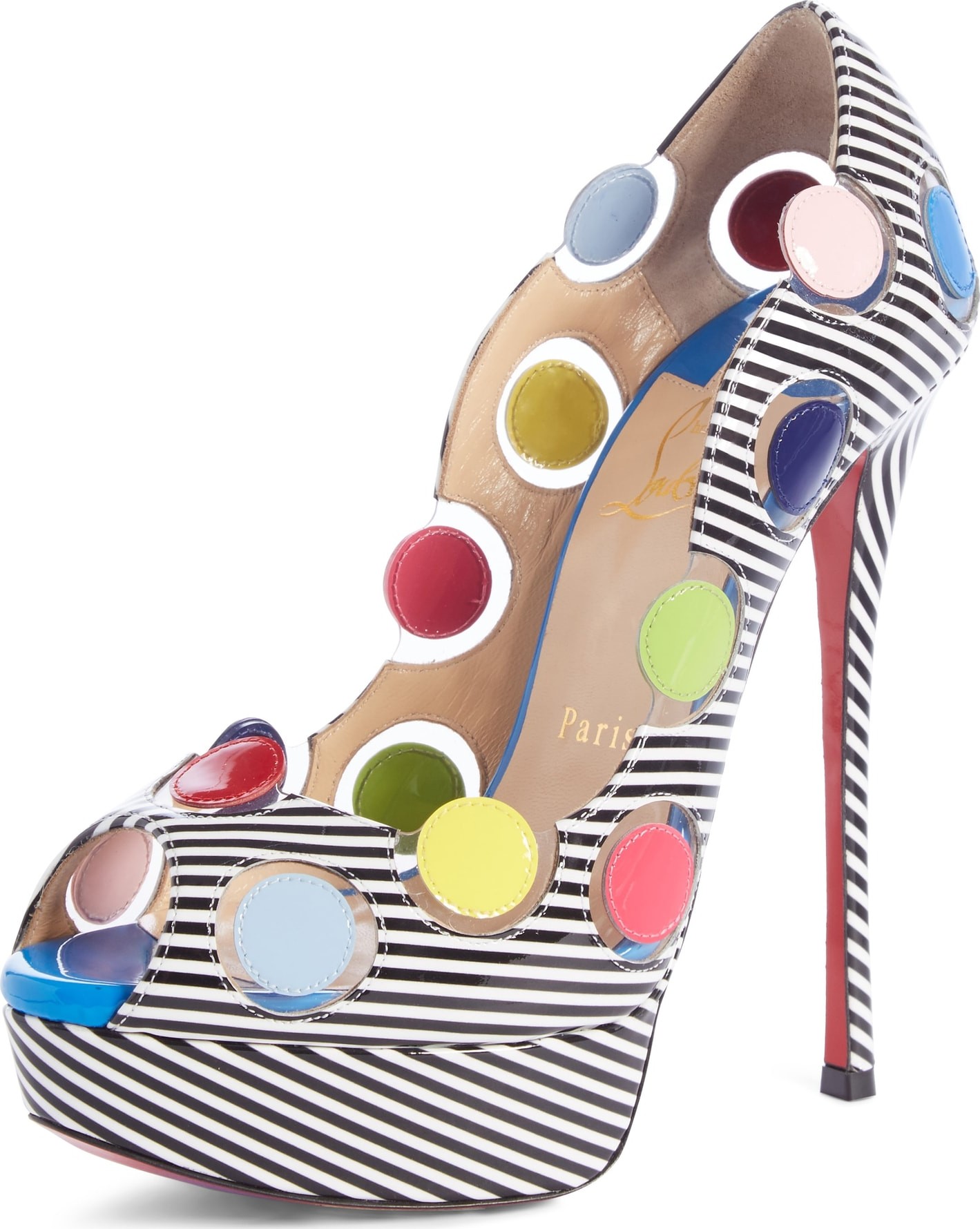 Christian Louboutin Ladybug Polka Dot Pump