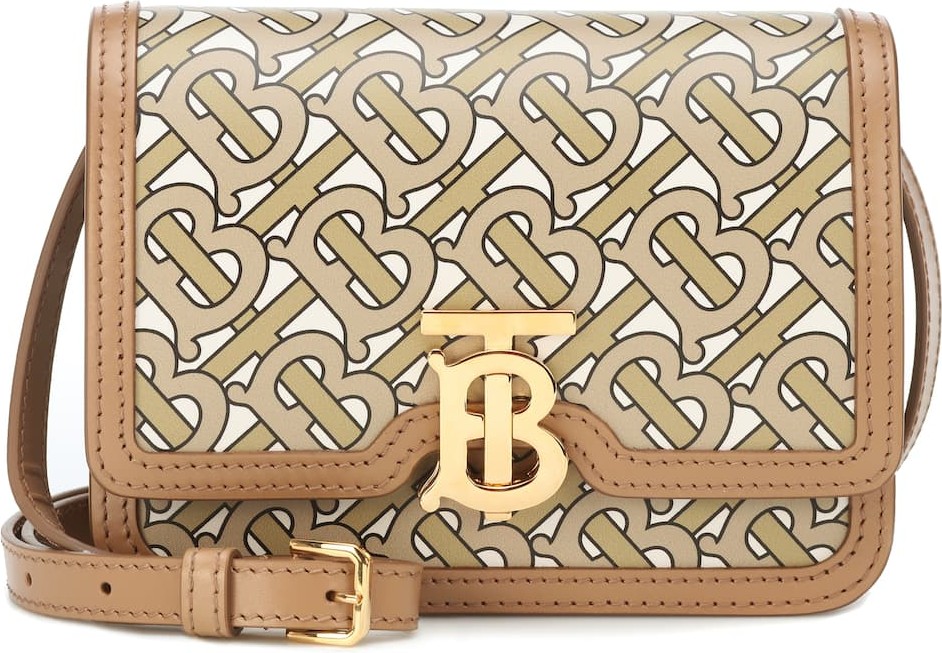 Burberry London England TB leather shoulder bag