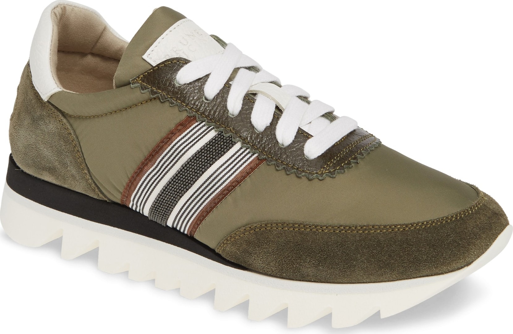 Brunello Cucinelli Stripe Runner Sneaker