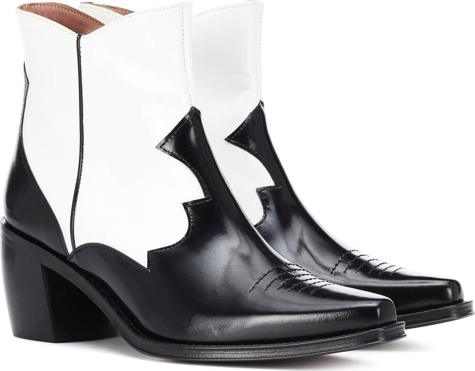 Alexachung Leather cowboy boots