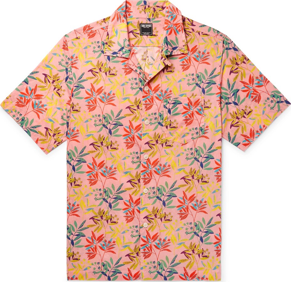 Todd Snyder + Liberty London Camp-Collar Floral-Print Cotton-Poplin Shirt
