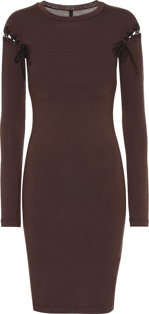 Unravel Stretch jersey minidress