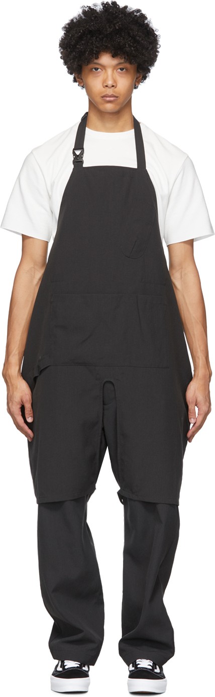 Snow Peak Black Takibi Apron Coat