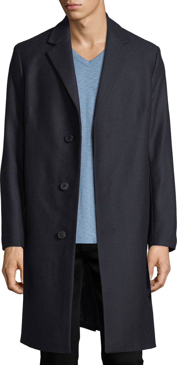 Theory Bower Wool-Blend Top Coat
