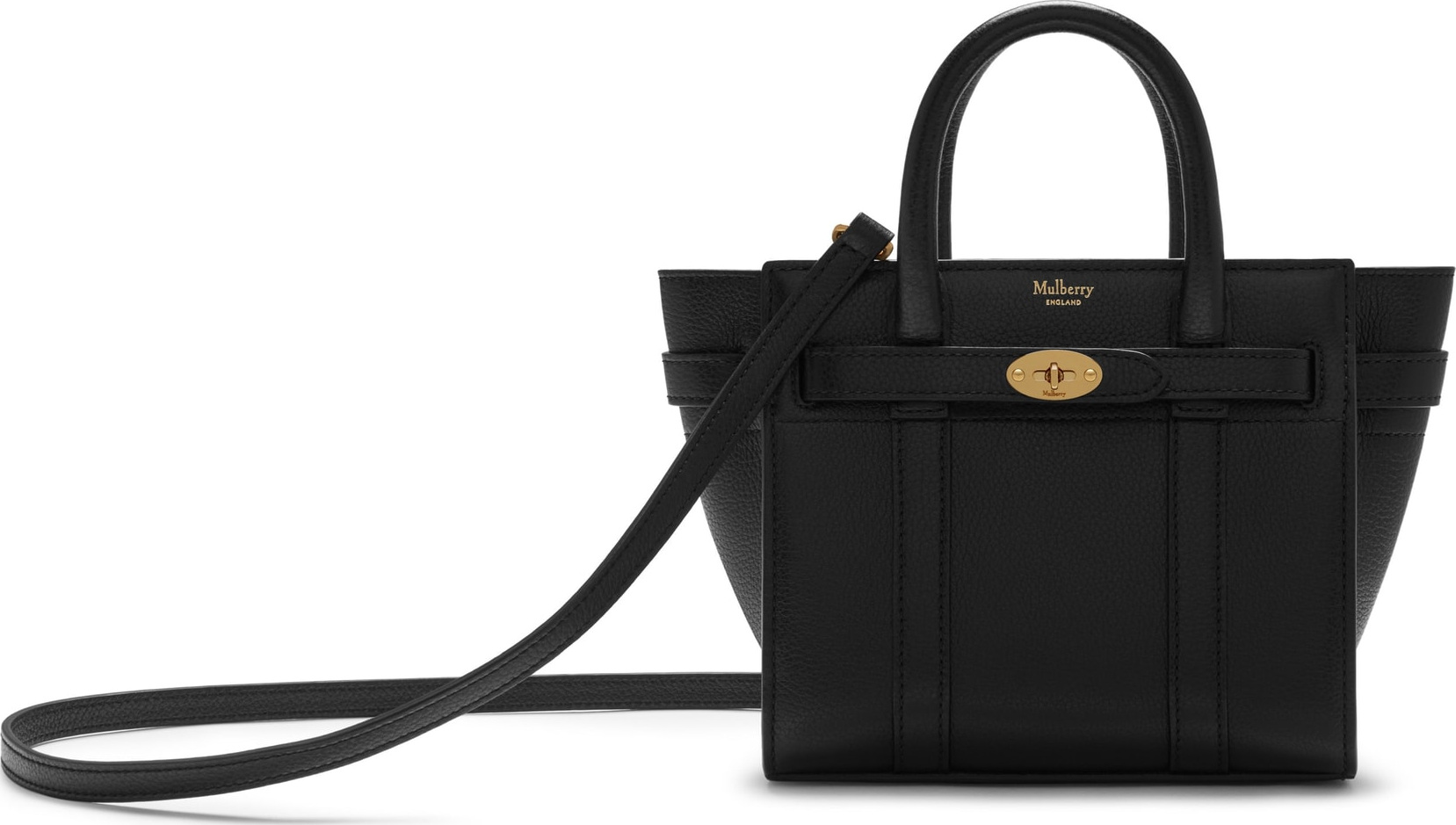 Mulberry Micro Bayswater Leather Satchel