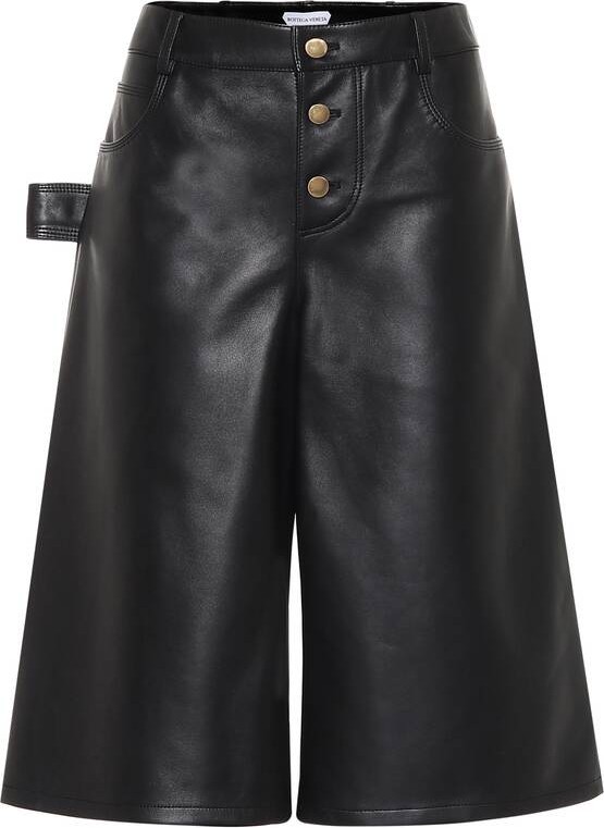 Bottega Veneta Leather culottes