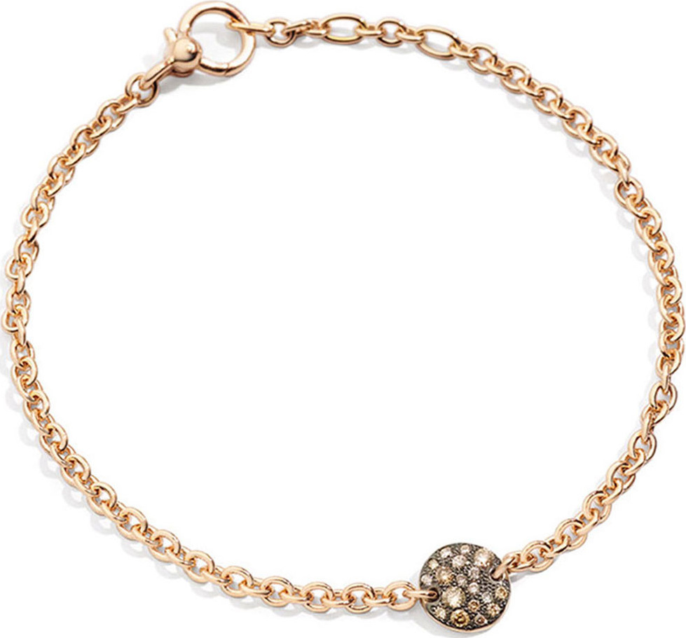 Pomellato 18k Rose Gold Sabbia Diamond Bracelet