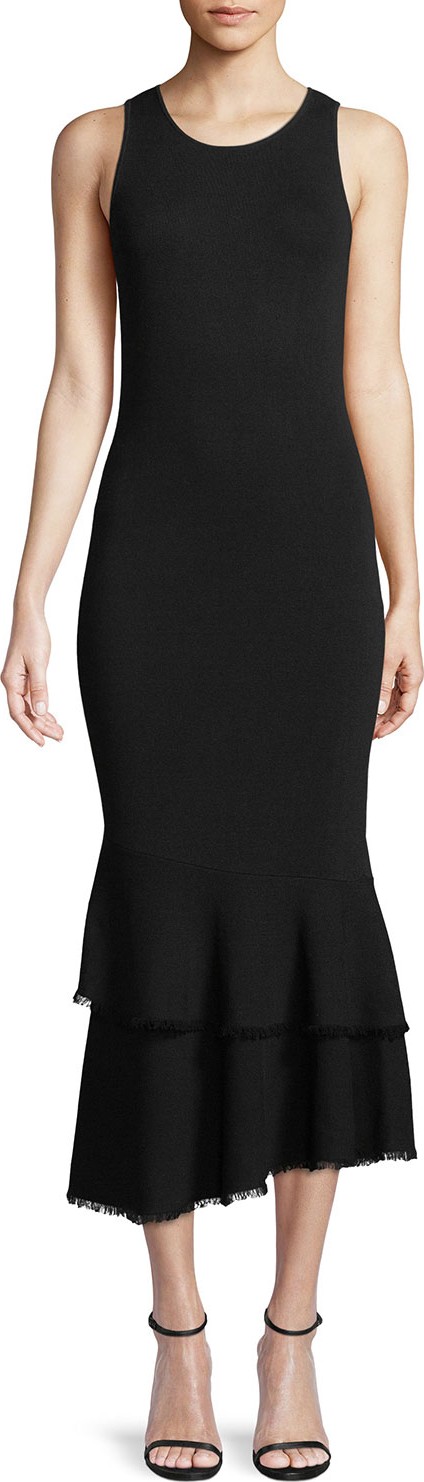 Theory Nilimary Prosecco Knit Midi Dress