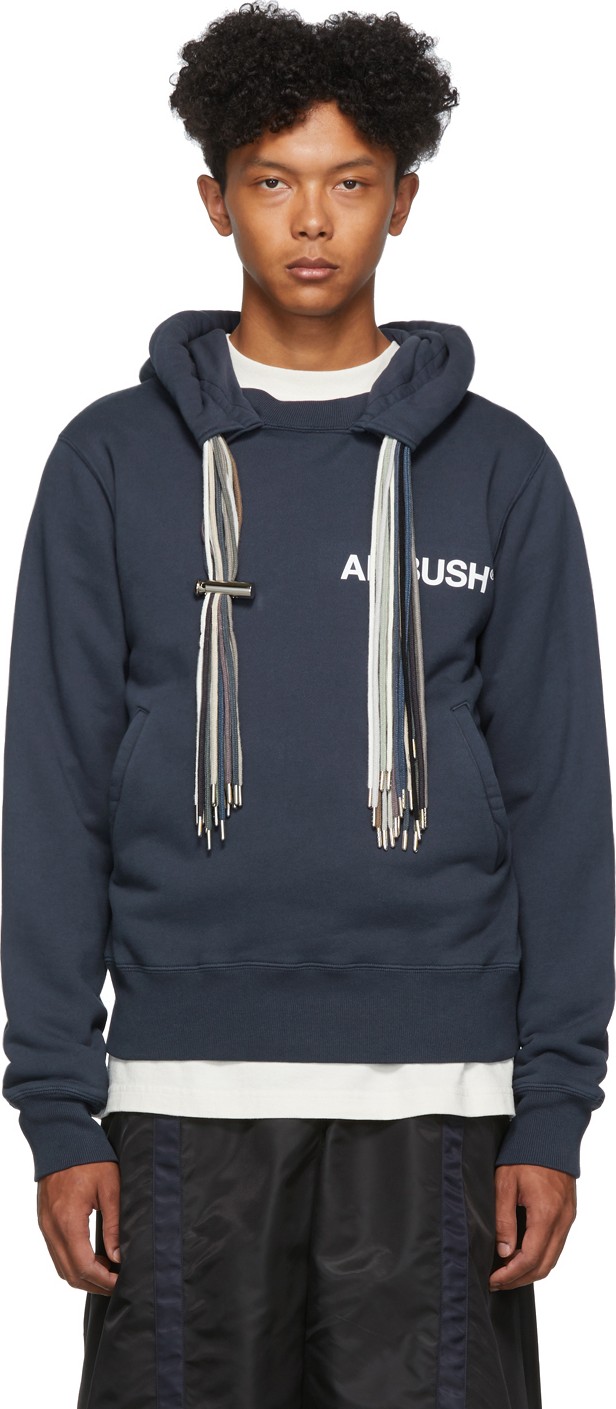 Ambush Blue Multi Cord Logo Hoodie