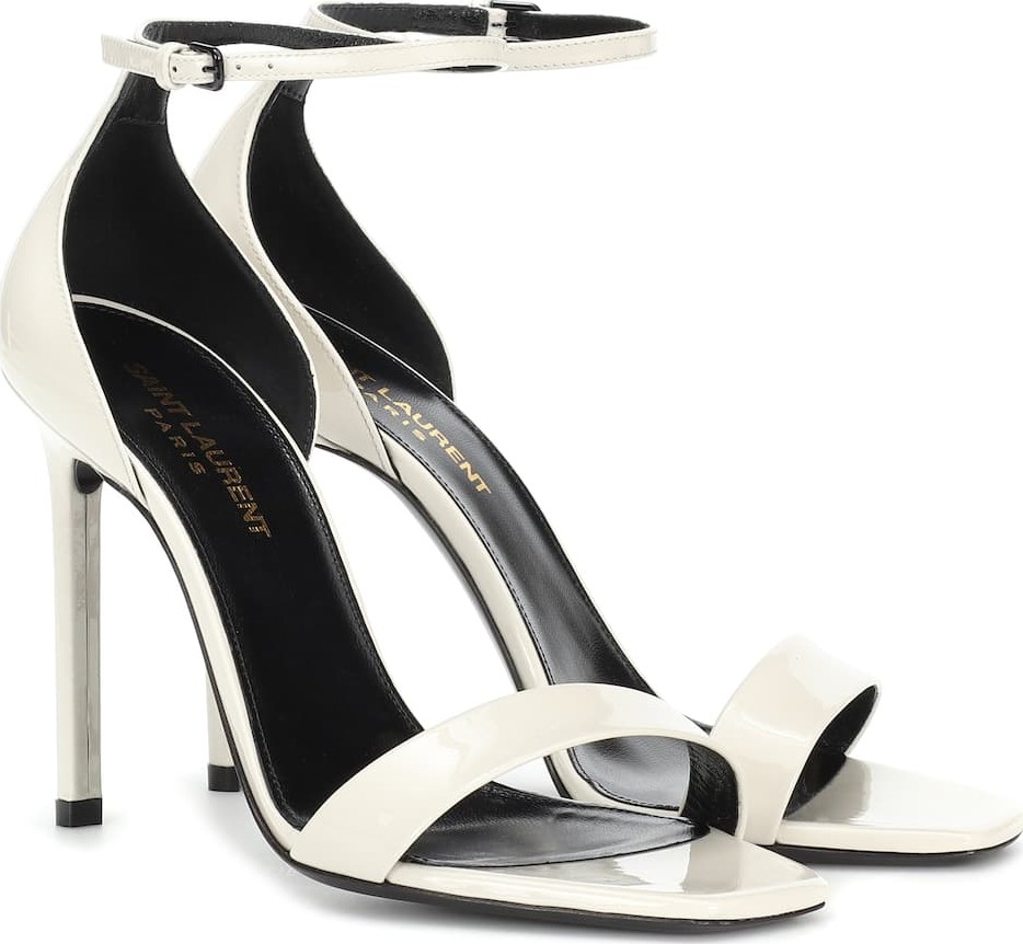 Saint Laurent Amber 105 leather sandals