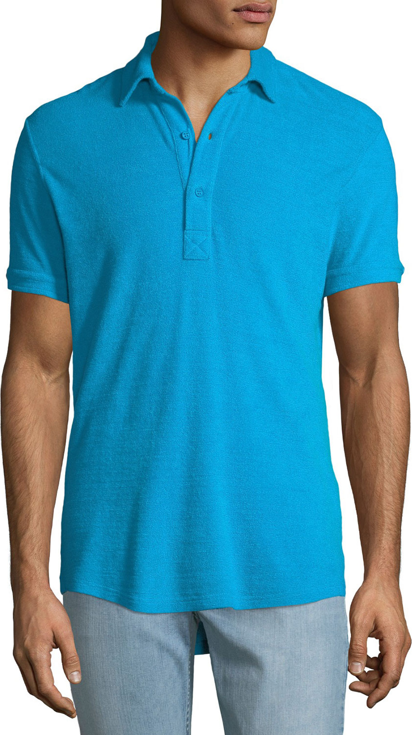 Orlebar Brown Men's Sebastian Toweling Polo Shirt