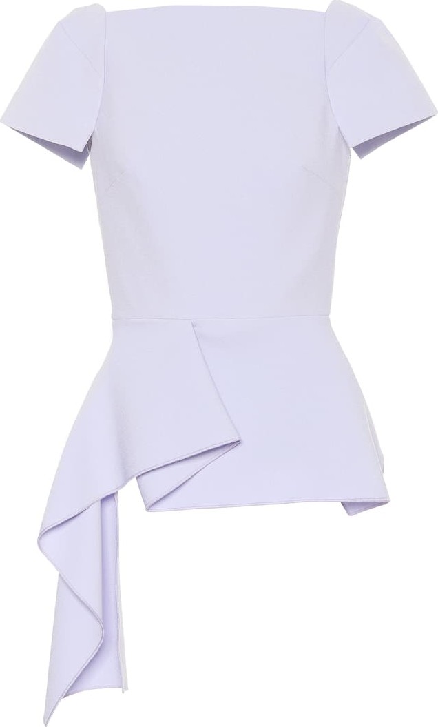 Roland Mouret Newhall stretch crêpe top