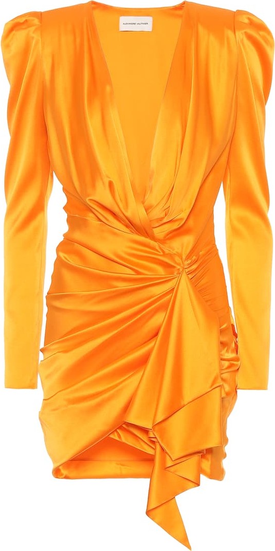 Alexandre Vauthier Stretch-silk minidress