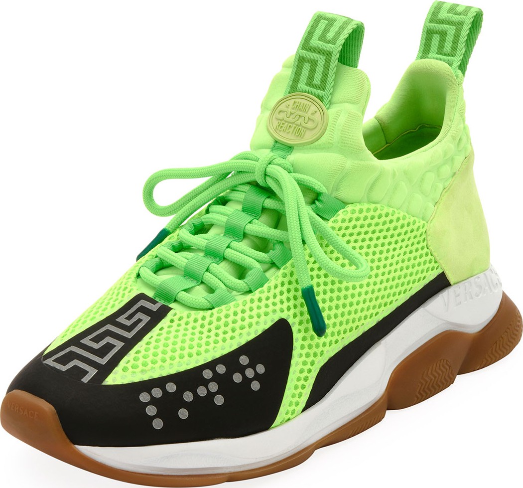 Versace Neoprene Cross Chainer Sneakers
