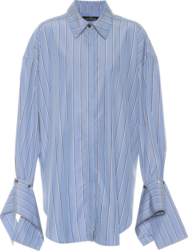 Rokh Striped button-down shirt