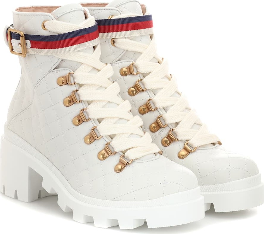 Gucci Quilted leather ankle boots
