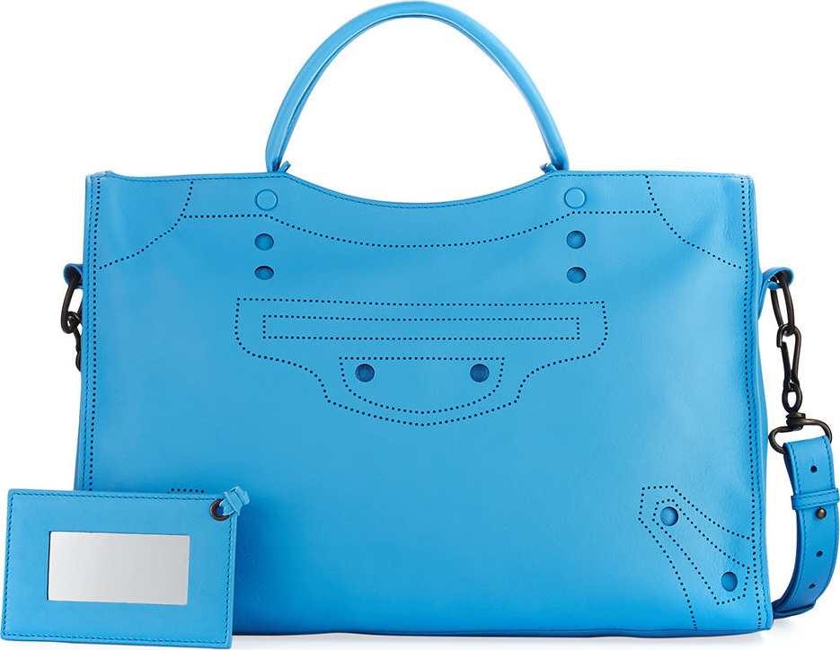 Balenciaga Blackout City AJ Shoulder Bag