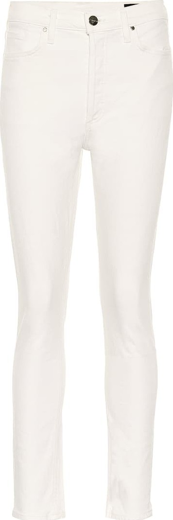 GOLDSIGN The High-Rise Slim-Straight jeans