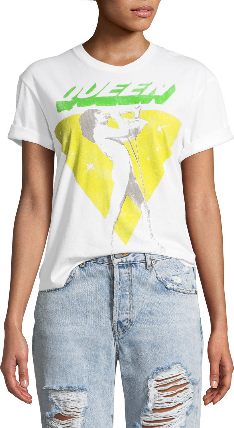 AO.LA Shira Queen Roll-Sleeve Graphic Tee