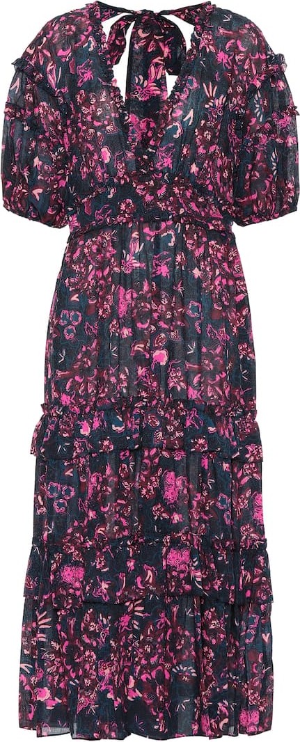 Ulla Johnson Amora floral cotton-blend dress