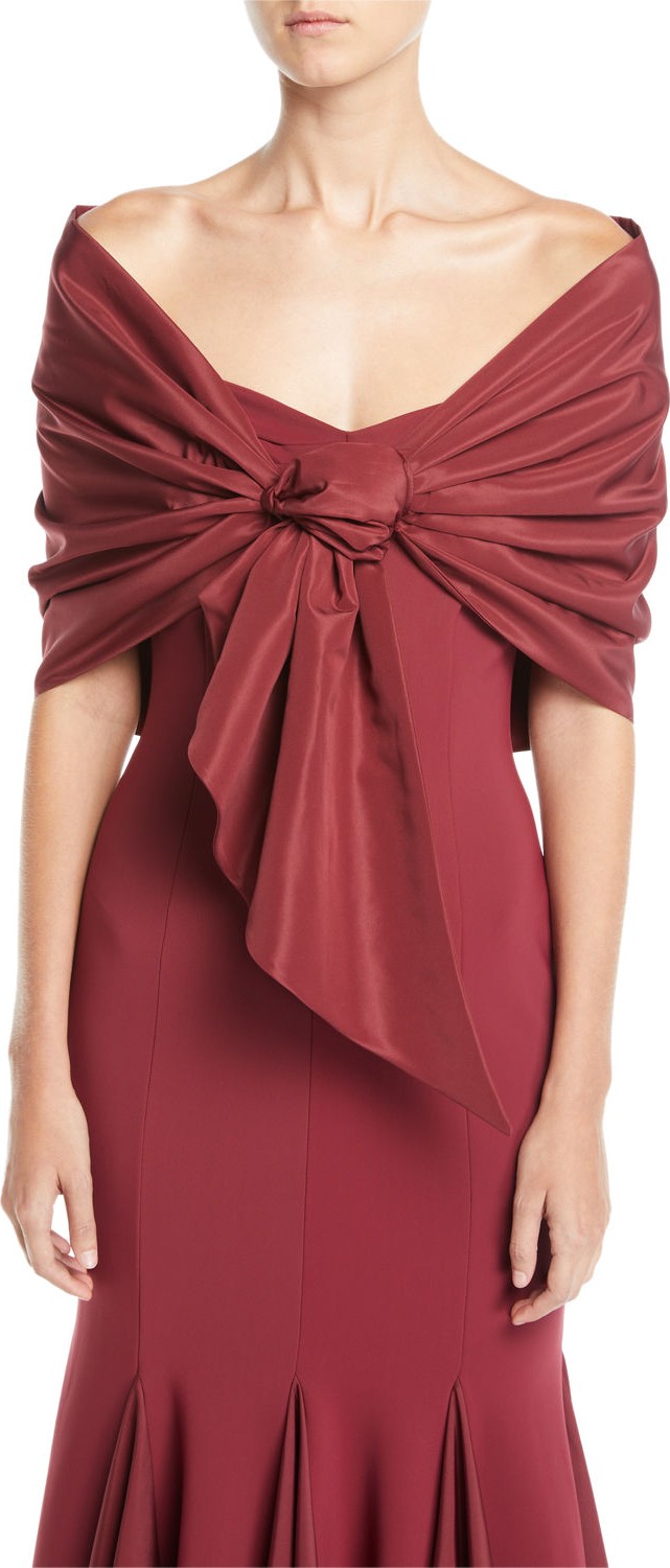 La Petite Robe di Chiara Boni Eva Taffeta Shawl