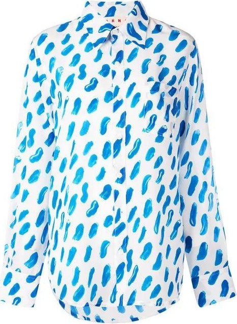 Marni paint effect shirt