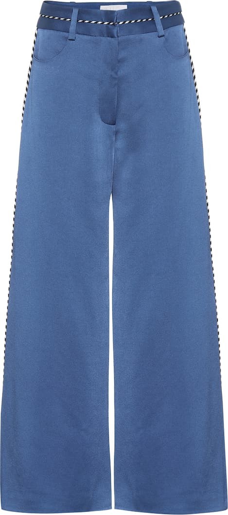 Peter Pilotto High-rise satin pants